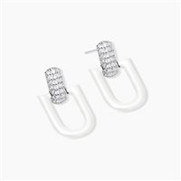 Orecchini Mabina Donna Roma in Argento Zircone 563986 - 563986